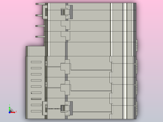 DZ47LE-32&amp;3P&amp;N&amp;剩余电流动作断路器三维模型202307前视缩略图