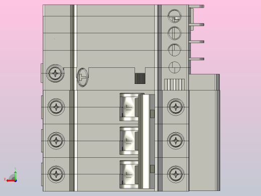 DZ47LE-32&amp;3P&amp;N&amp;剩余电流动作断路器三维模型202307后视缩略图