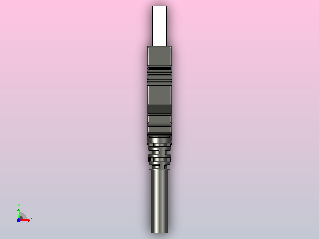 USB-A 3.0接口头前视图