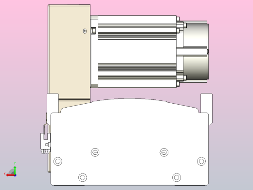 皮带直线轴半封闭可选导轨TPA-HNB-220D-176-L250-RU-C-P1K-N3后视缩略图