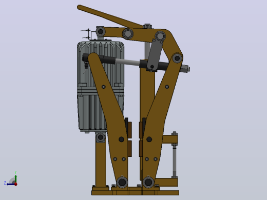 YP21系列电力液压盘式制动器YP21-500-450×30-ⅡB-CL.RL.WL.HL.H右视缩略图