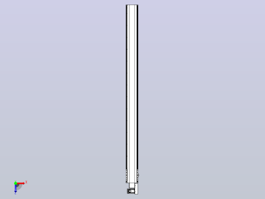 皮带直线轴半封闭可选导轨TPA-HNB-202D-140-L2650-MR-Y-P75-N3俯视缩略图