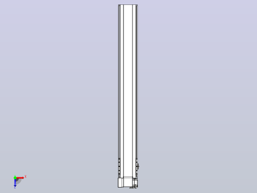 皮带直线轴半封闭可选导轨TPA-HNB-175D-140-L1300-LP-Y-P75-N3俯视缩略图