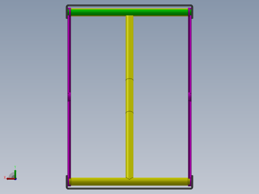 液压剪叉式升降机构3D图纸 Solidworks设计后视缩略图
