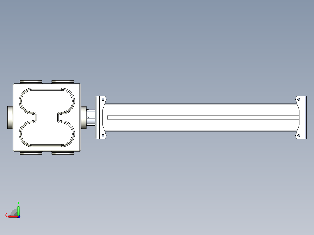 用于危险场所照明的8瓦LED灯具-120-240伏，带降压变压器后视图