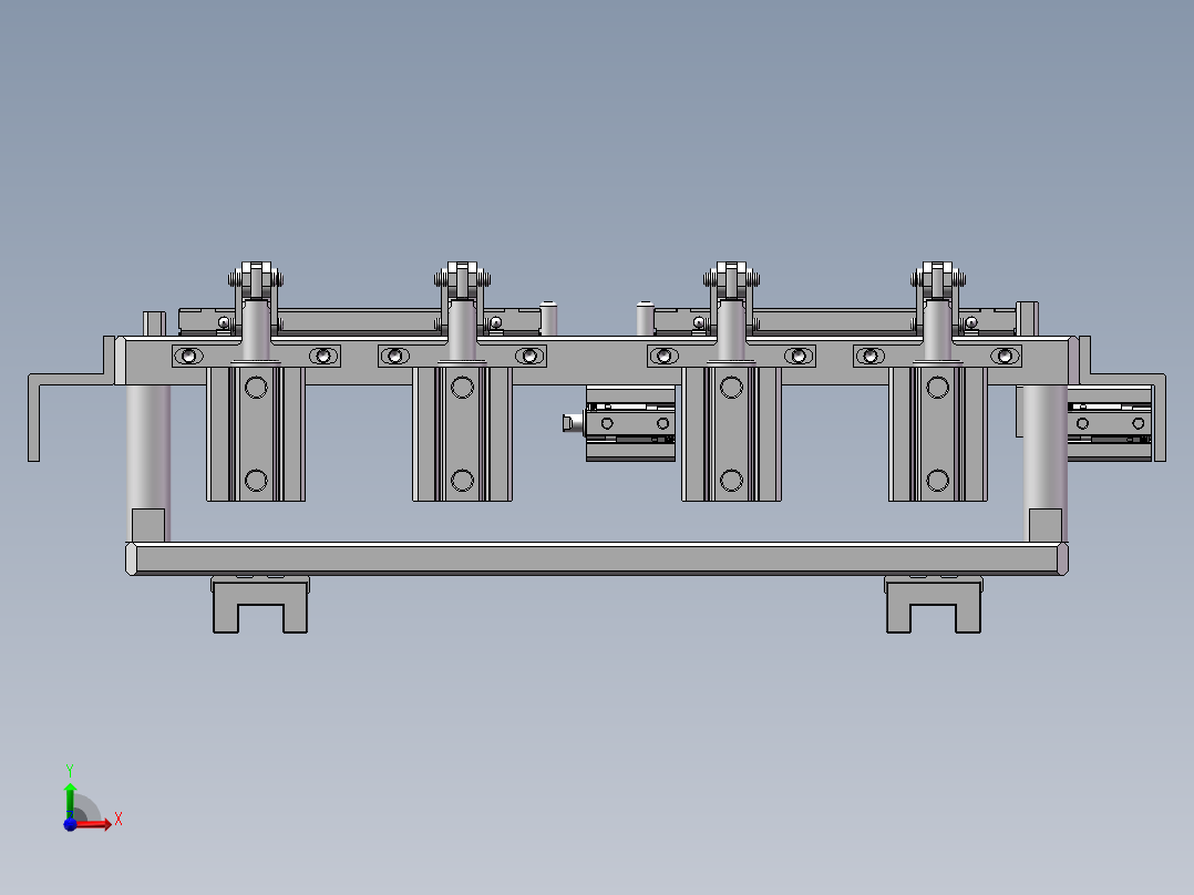 工装定位治具sw17前视图