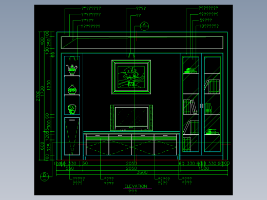 家装类CAD图块(三)-FH01016B