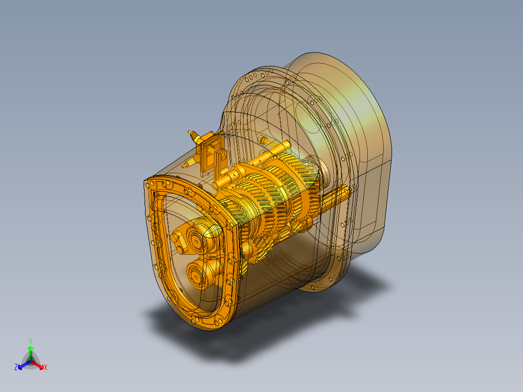 毕业设计-基于UG的商用车变速器的三维设计及仿真建模