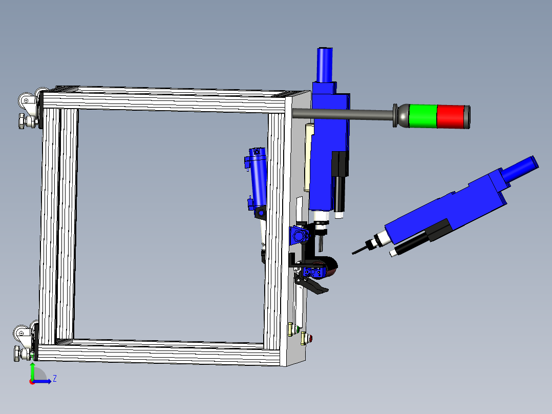 438打孔机左视图