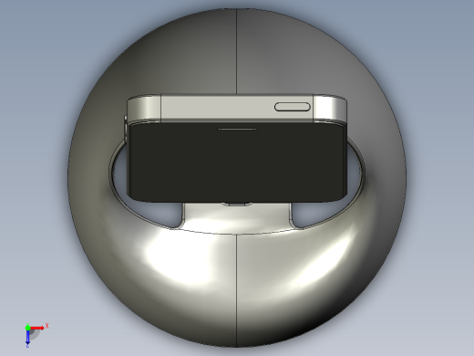 solidworks 智能手机底座俯视缩略图