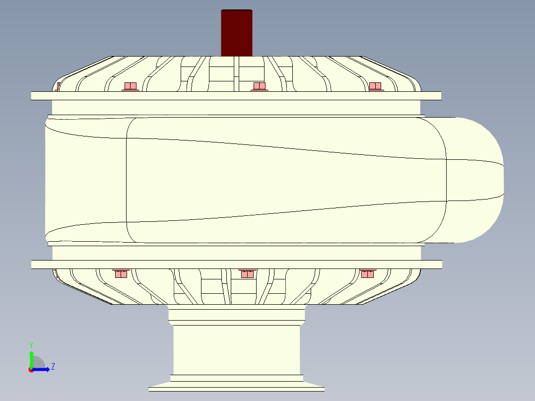 离心式水轮机2左视图