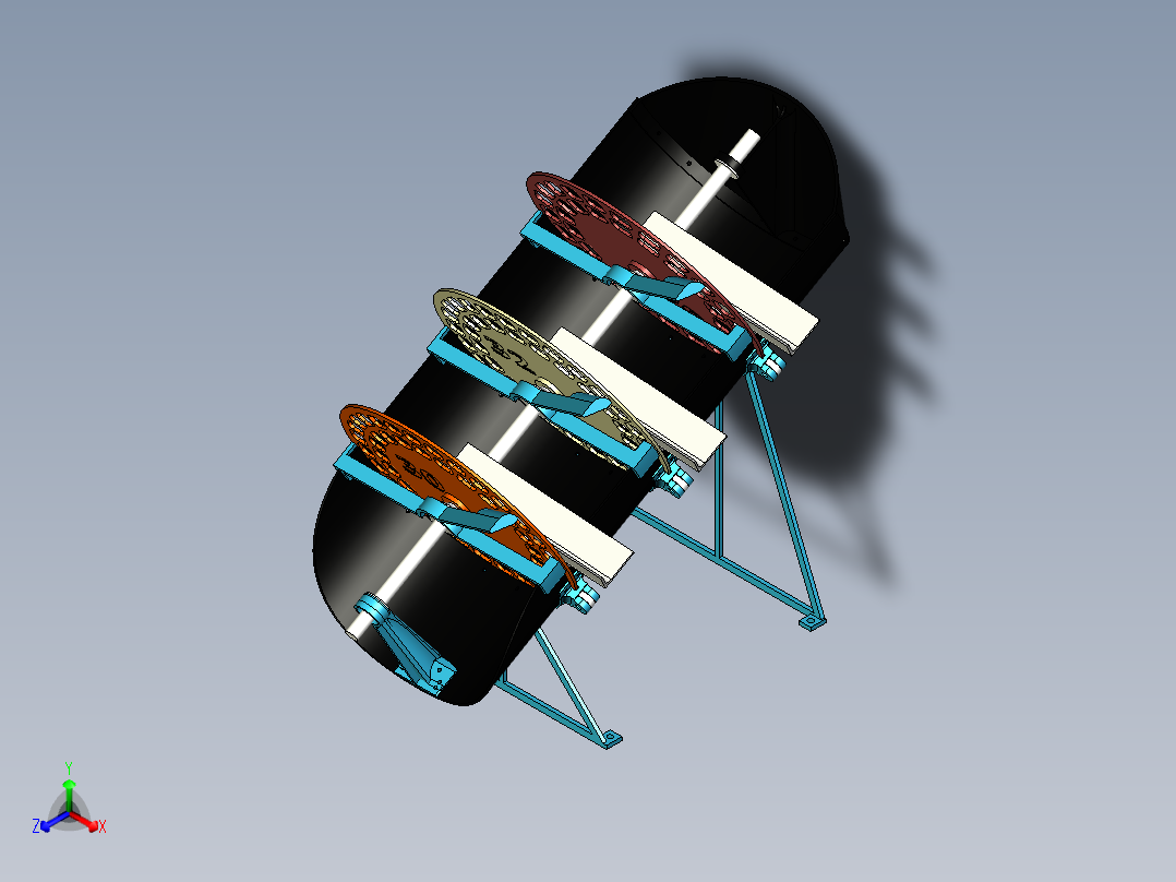 倾斜小球玩具模型图