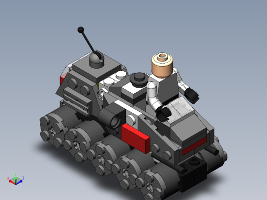 乐高星球大战汽车骑兵