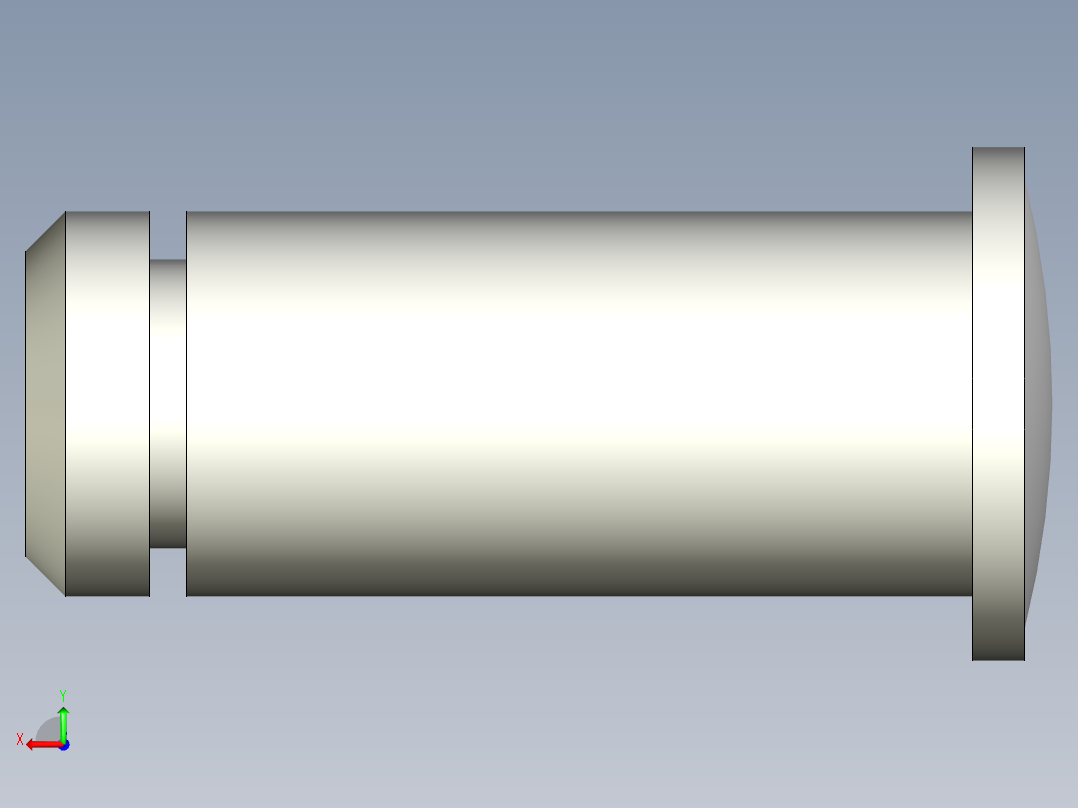 連結梢(不銹鋼)10.-3D多系列多零件图纸模型后视图
