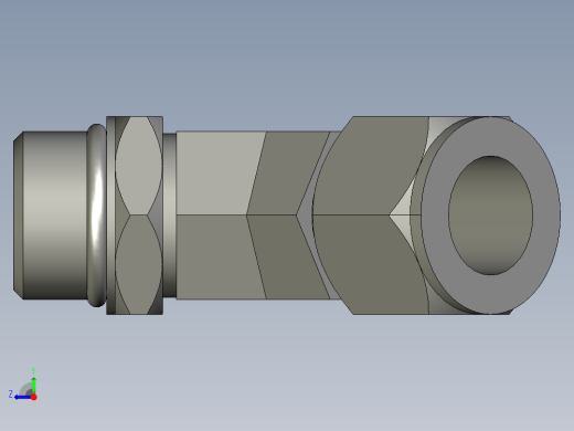 卡套式工业通用硬管接头12_v5bu-s右视缩略图