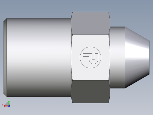 卡套式工业通用硬管接头EO_Weld_connector_AS06SX后视缩略图