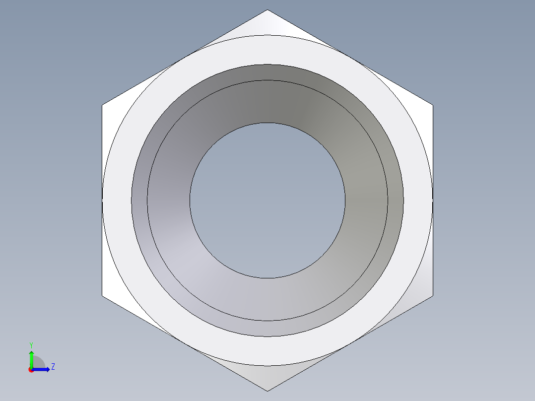 卡套式工业通用硬管接头EO_Nut_EO_24__Cone_end_M08LCFX左视图
