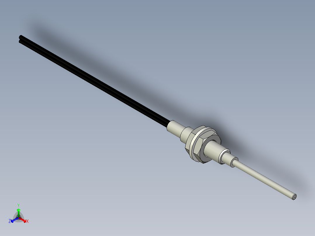 光纤元件漫反射型FR-D421-S正等轴测图