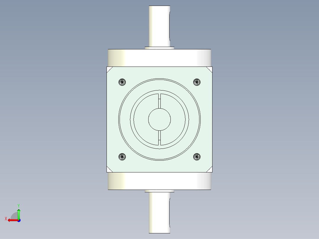 换向器PW90双轴-1 19-70-90-M6.stp后视图