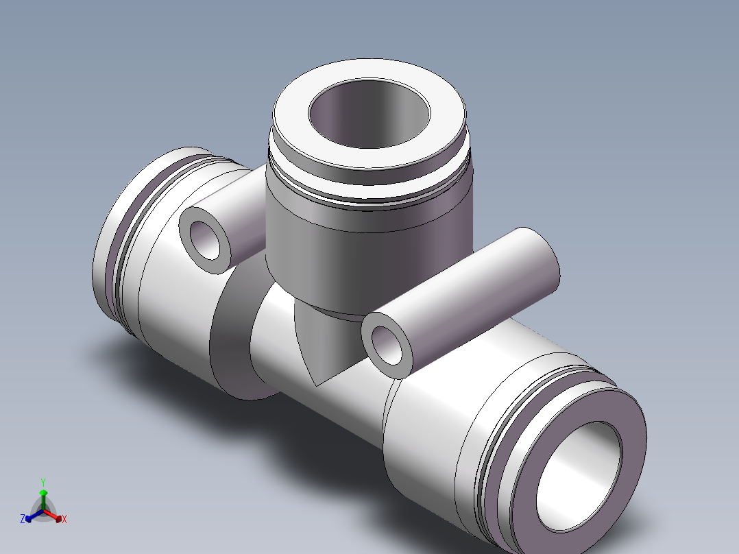气动接头-T型三通APE12(12厘)