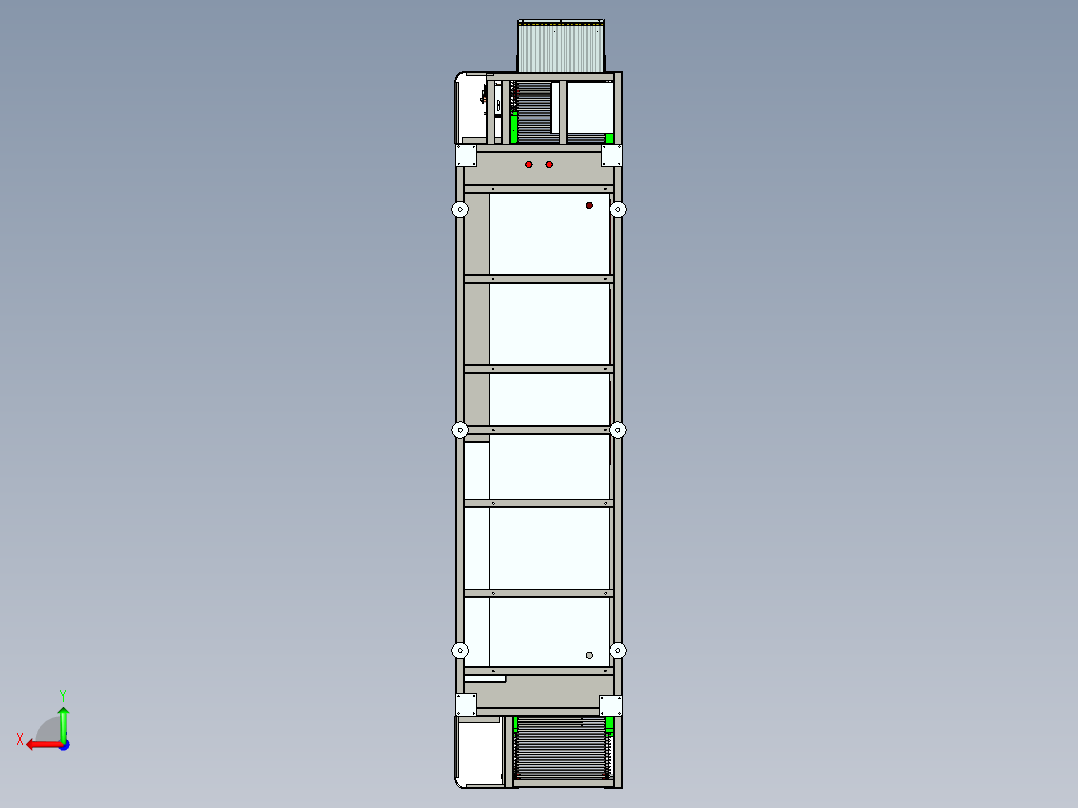 3.5米风冷式冷冻机后视图