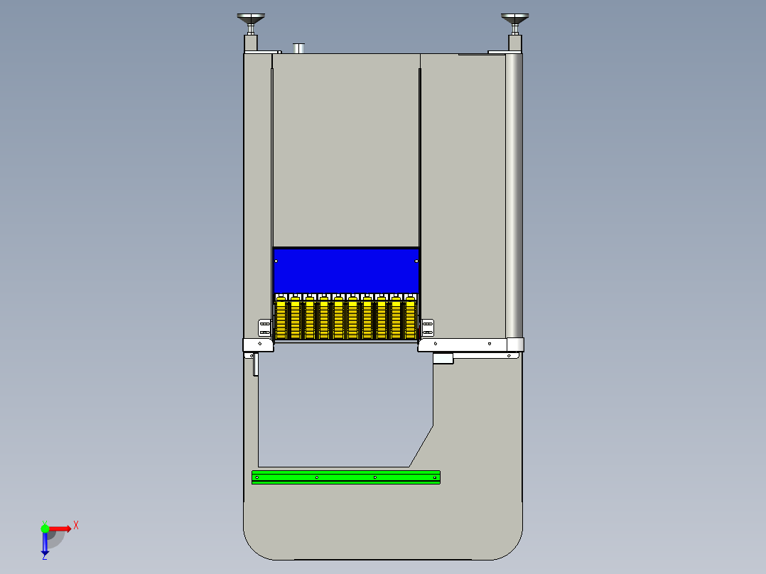 3.5米风冷式冷冻机俯视图