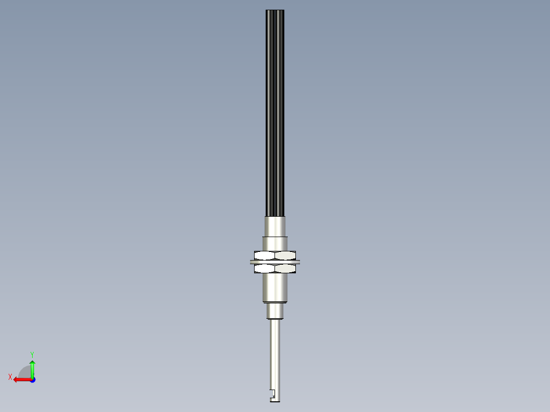 侧视光纤_漫反射型FR-F611-S后视图