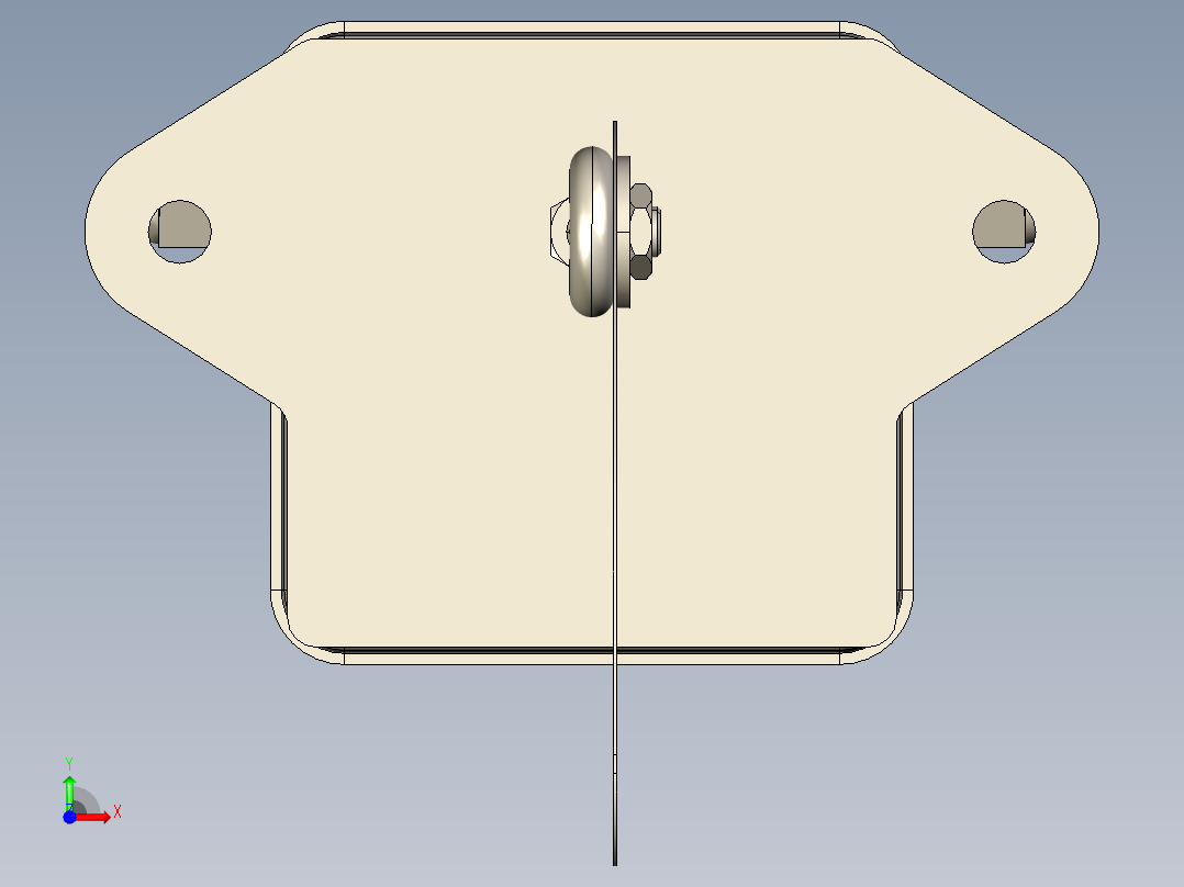 旋转式液位传感器前视图