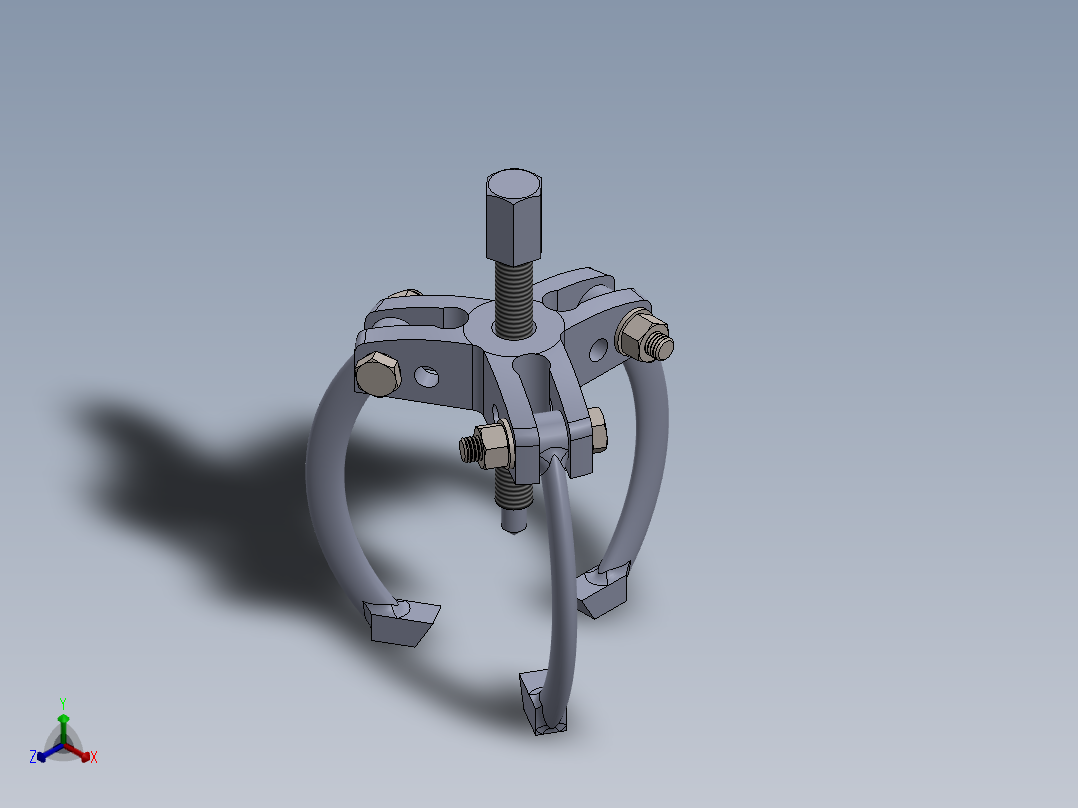 罗达曼托斯提取器正等轴测图