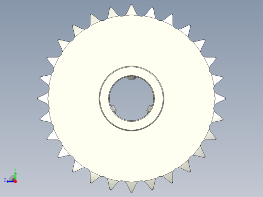 链轮-Sprocket_28-30-44-45_20-3右视缩略图