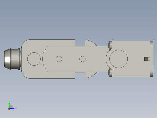 基恩士SJ-G084_kc图纸模型左视缩略图
