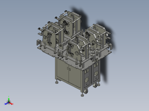 四工位动力模组标签剥离机