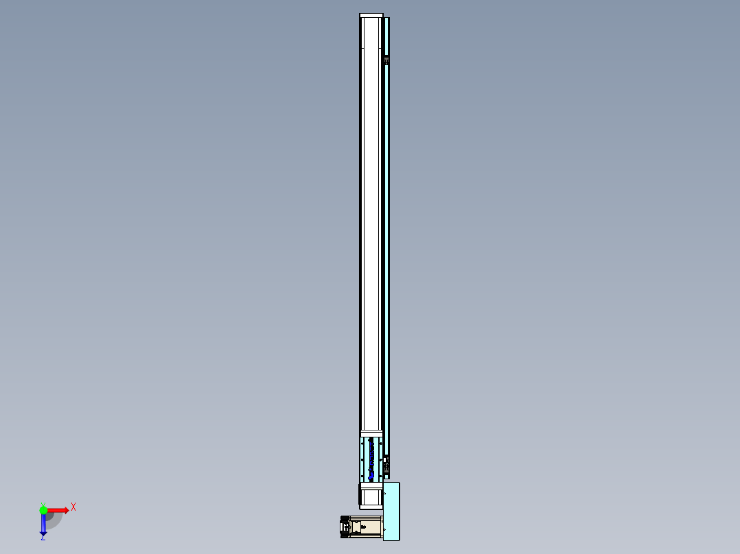 欧规系列-LB6A-L65-S1100-BL-ZP40-C3俯视图
