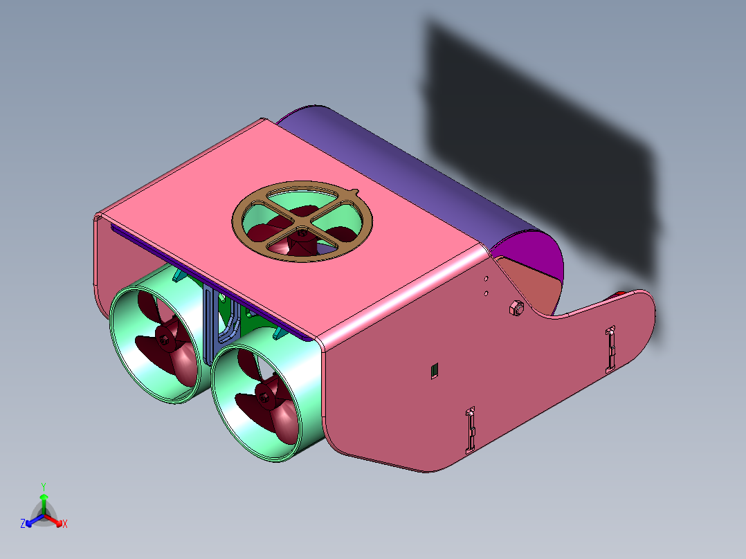 小型遥控水中机器人