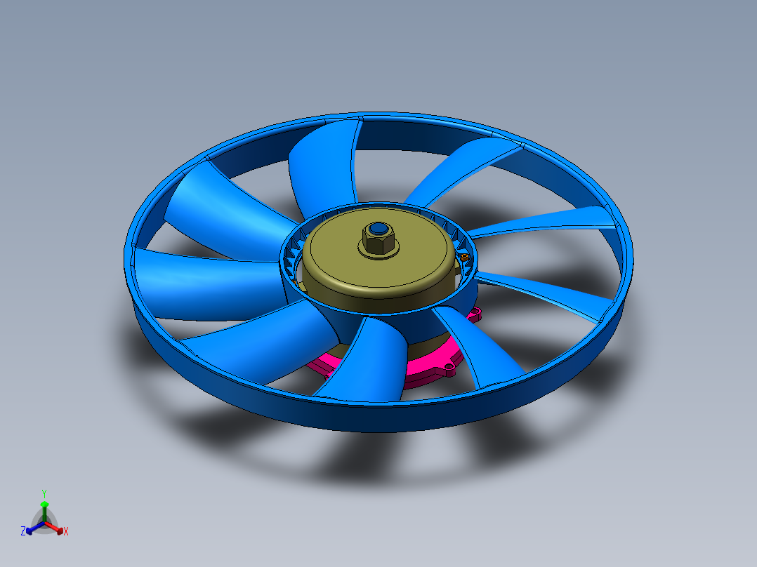 A总装正等轴测图
