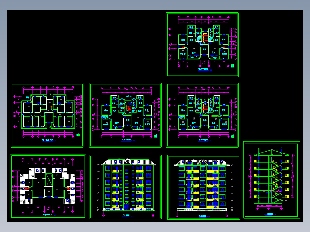 住宅建筑设计方案图