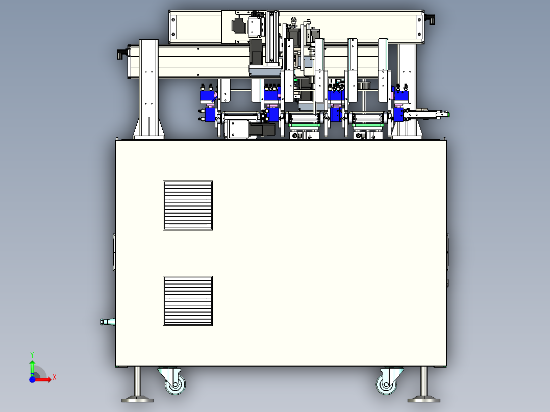 二维码检测机台step前视图