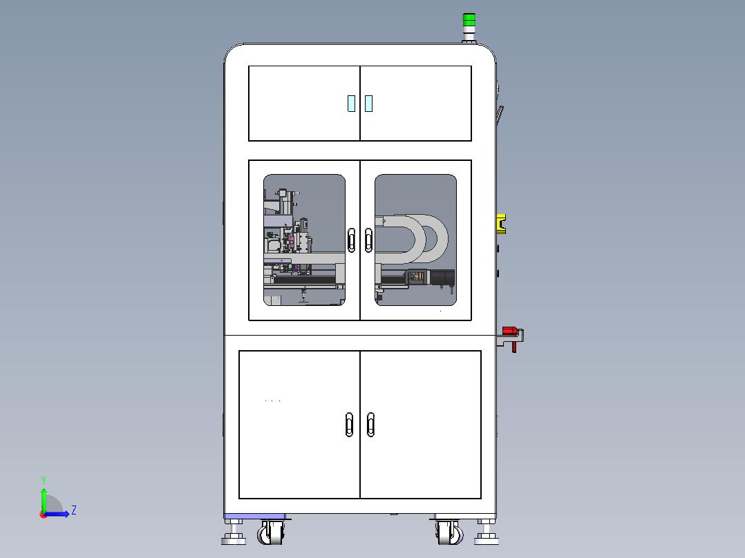 锁螺丝镭射检查一体机sw24可编辑左视图