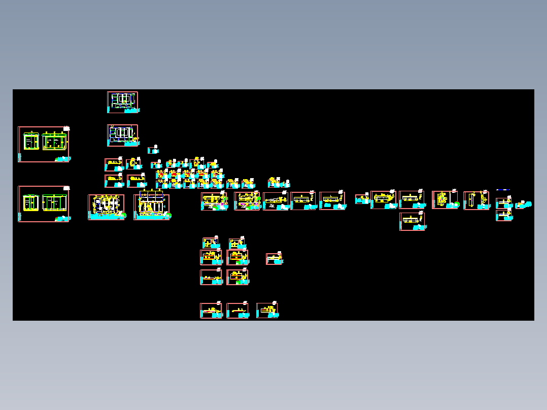 欧式箱变全套结构图钣金图.dwg