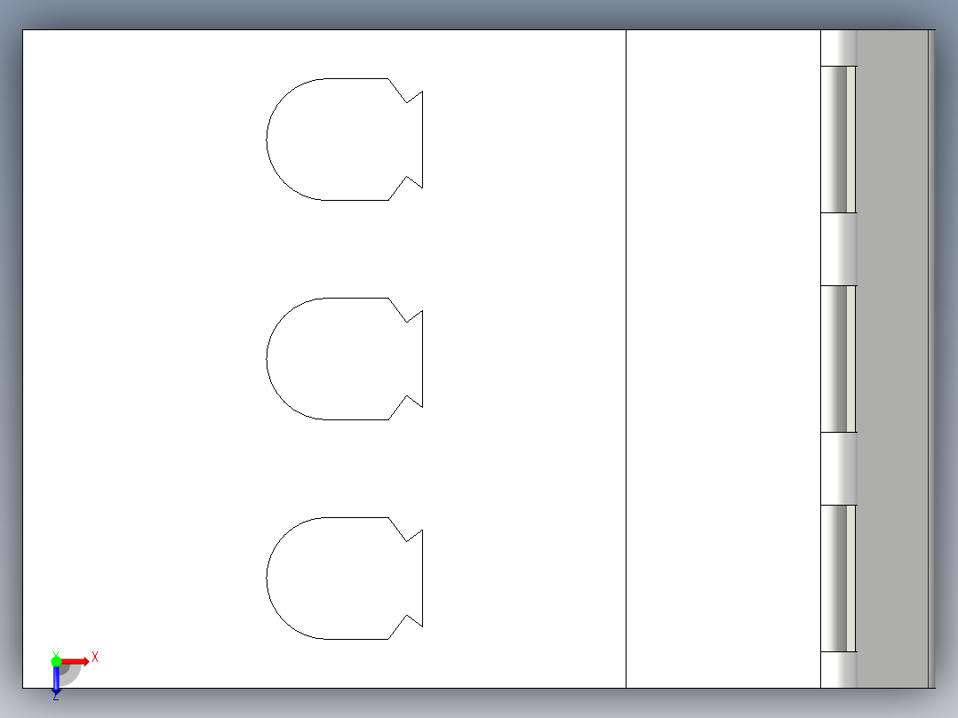 施耐德C65N 3P俯视图
