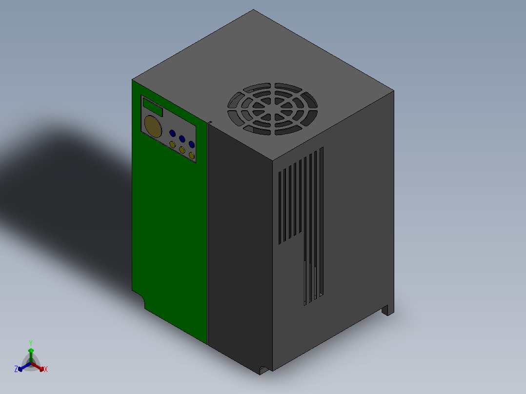 YUKEN EUROPE LTD-AMSE-4AE液压元件正等轴测图