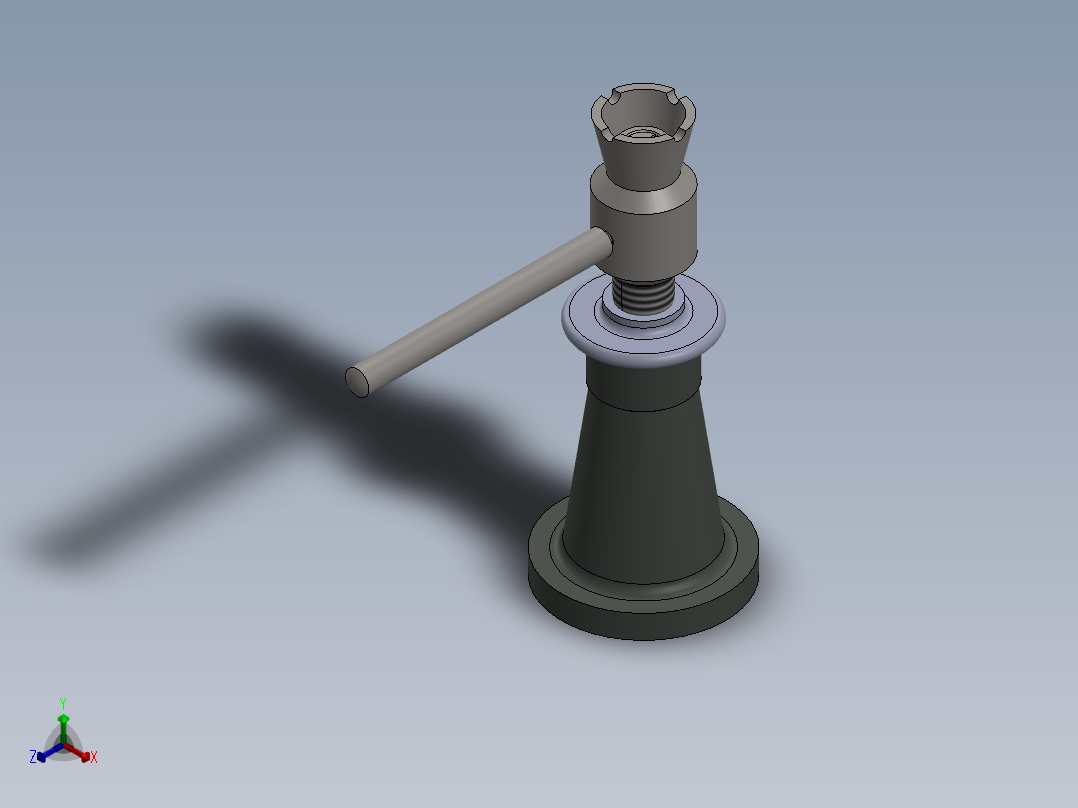 A0002463-螺旋千斤顶正等轴测图