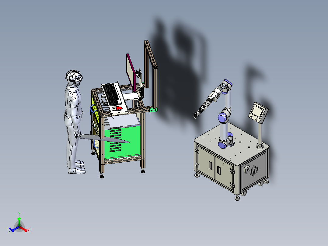 仿生机械手的调试模拟