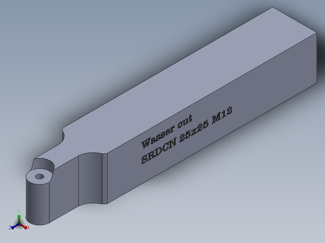 Rdcn 25x25 M12正等轴测图