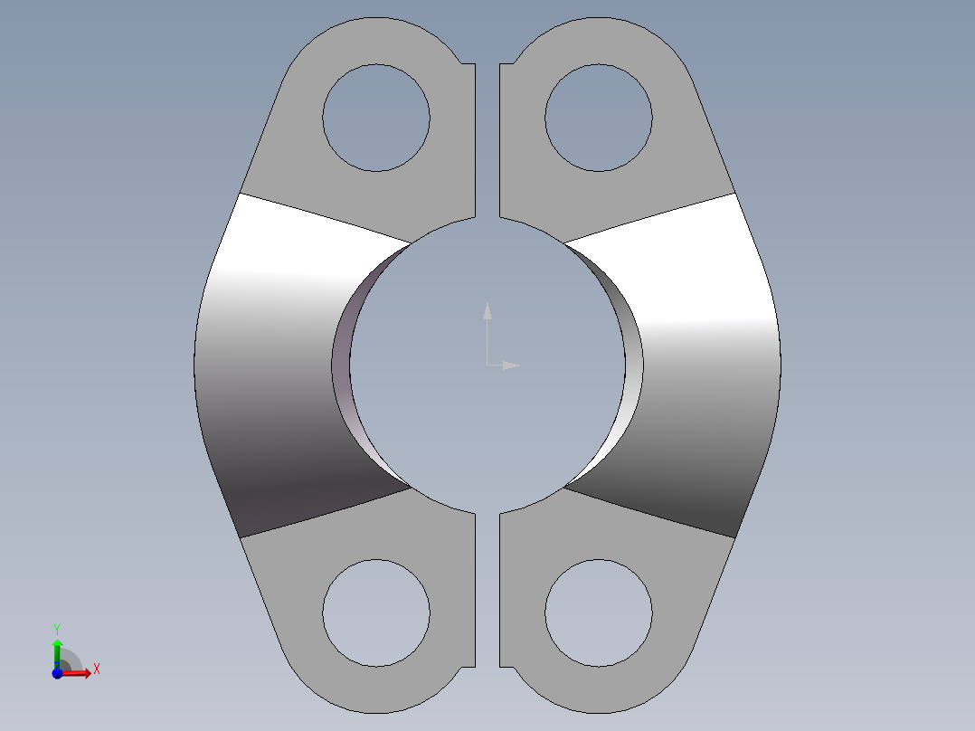 法兰接头、FS-08前视图
