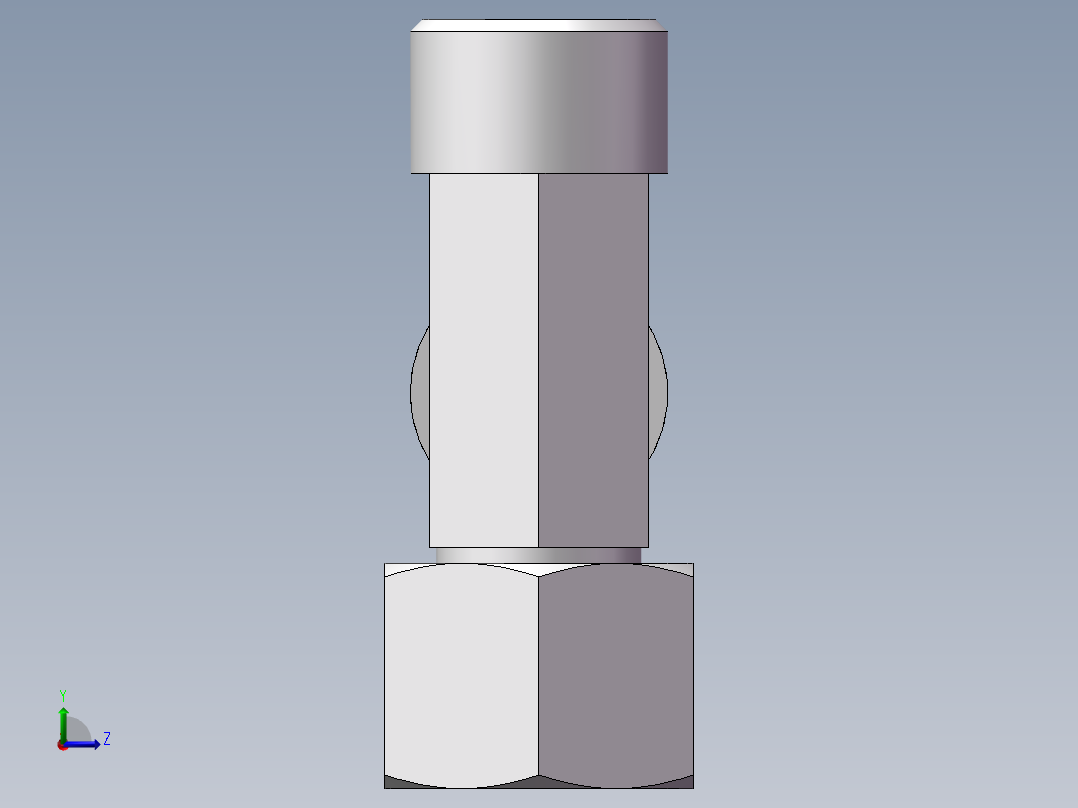 CC+CD 三通组合接头、CD-20左视图