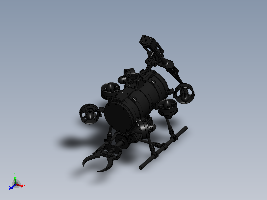 遥控操作水下机器人、水下机器人(7)