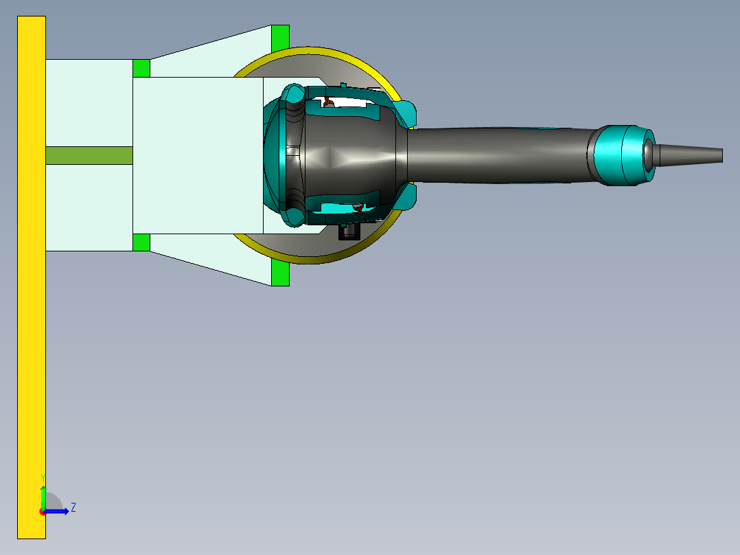 B3003574-圆盘砂光机（DIY）左视图