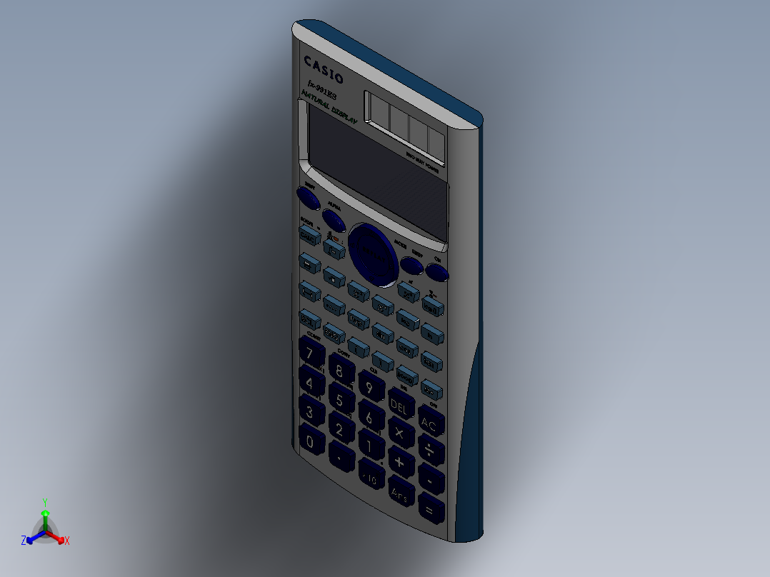 计算器(5)正等轴测图