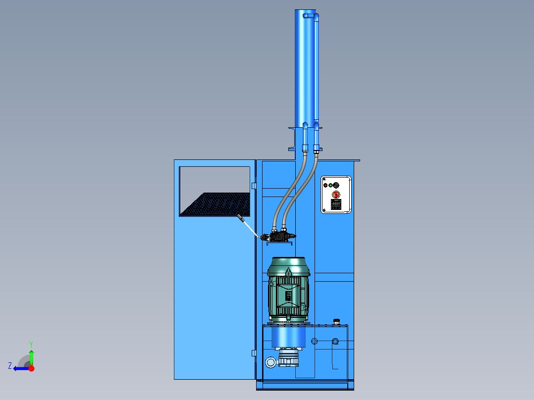 B3004075-液压压实机右视图